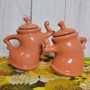 Orange Sassy Ceramic Dancing Teapots With Attitude